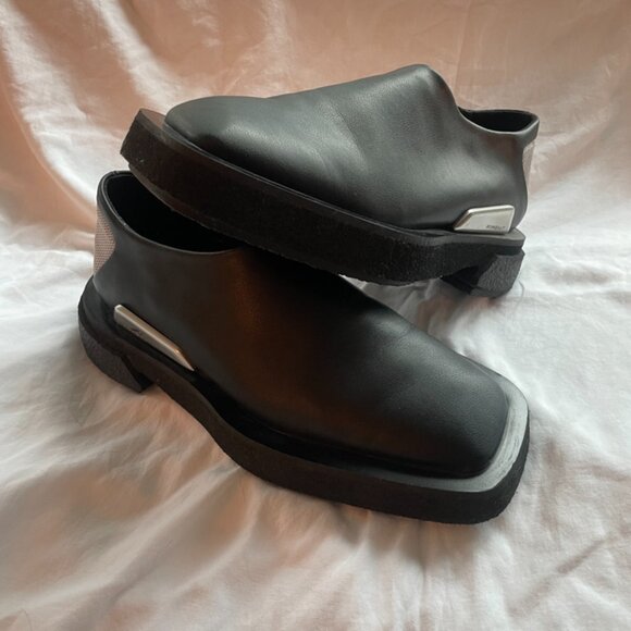 ROMBAUT Black Beyond Leather Drone Loafers Size: 40 - Picture 6 of 8